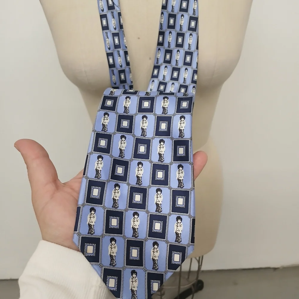 Le Gavroche Silk Tie in Blue